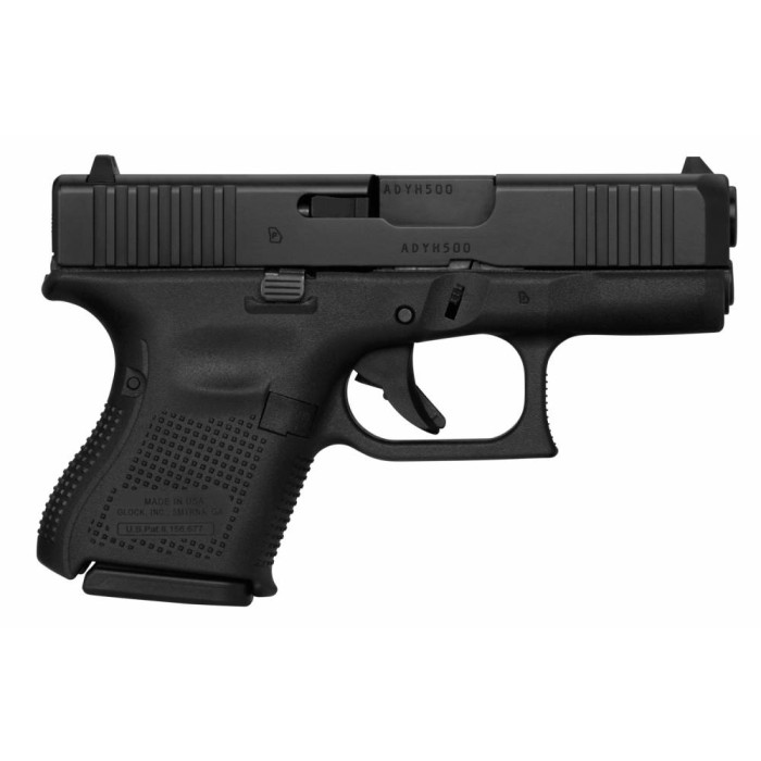 Glock 26 Gen 5 with Glock Night Sights 9mm 3.43-inch Barrel 10-Rounds