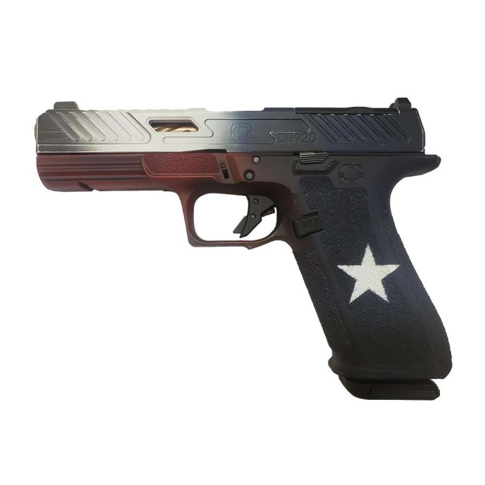 SHADOW SYSTEMS DR920 Elite 9mm 4.5in 17rd Texas Flag Semi-Auto Pistol (SS-2011TX)