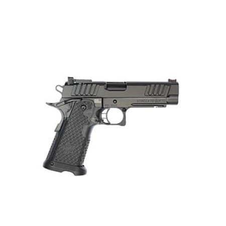 Staccato P 9mm Luger 4.4in Billet Aluminum Diamond Like Carbon Pistol - 20+1 Rounds