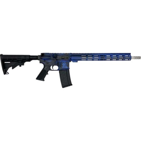 GLFA Gl-15 RIA 223 Wylde, 16" Barrel, Battleworn Royal Blue/Ss, 30rd