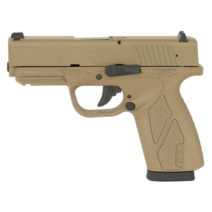 Bersa Bpcc, Bersa Bp9fdeccbp Cc 9mm Matte W/fde Frame   8rd