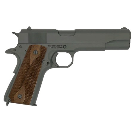 SDS Imports 1911A1, Single Action Only, Semi-automatic, Metal Frame Pistol, Full Size, 45 ACP, 5" Barrel, Steel, Black, Fixed Sights, Manual Thumb Safety, 7 Rounds, 1 Magazine 1911A1 US ARMY WG