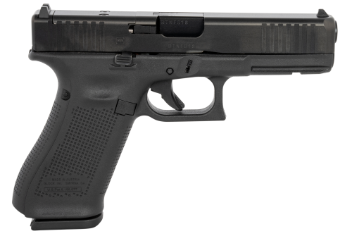 Glock G17 Gen5 MOS 9mm Luger 4.49in Matte Black Steel Pistol - 17+1 Rounds