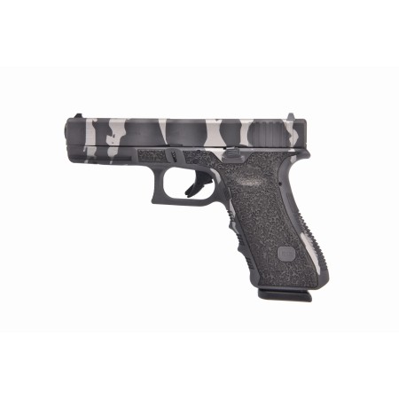 Glock 17 9mm Luger 4.48in Gray Tiger Stripe Cerakote Pistol - 17+1 Rounds