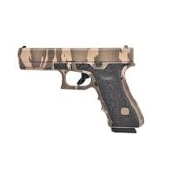 Glock 17 G3 9mm Luger 4.48in Tan Tiger Stripe Cerakote Pistol - 17+1 Rounds