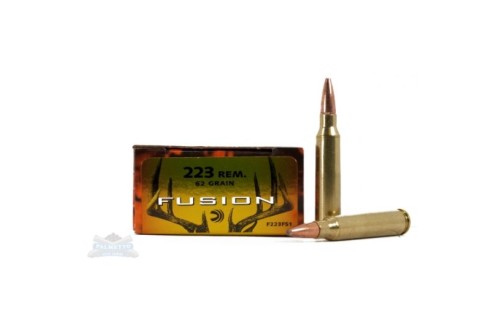 Federal 223 62gr Fusion Ammuniton 20rds - F223FS1