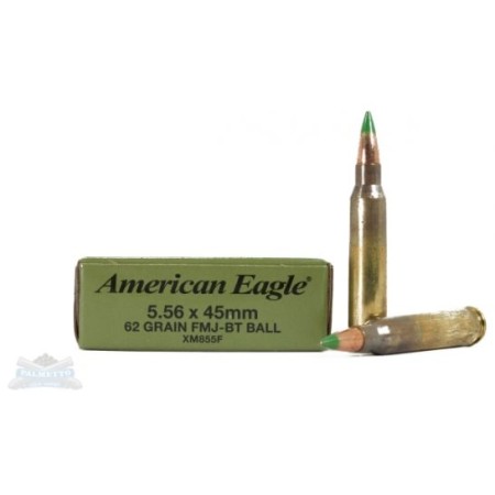 Federal American Eagle 5.56 62Gr Fmj BT 20/25 029465060817