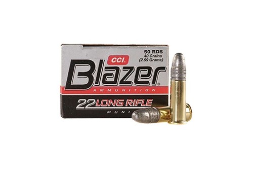 CCI Blazer .22 Long Rifle 40gr LRN Ammunition 50rds - 0021