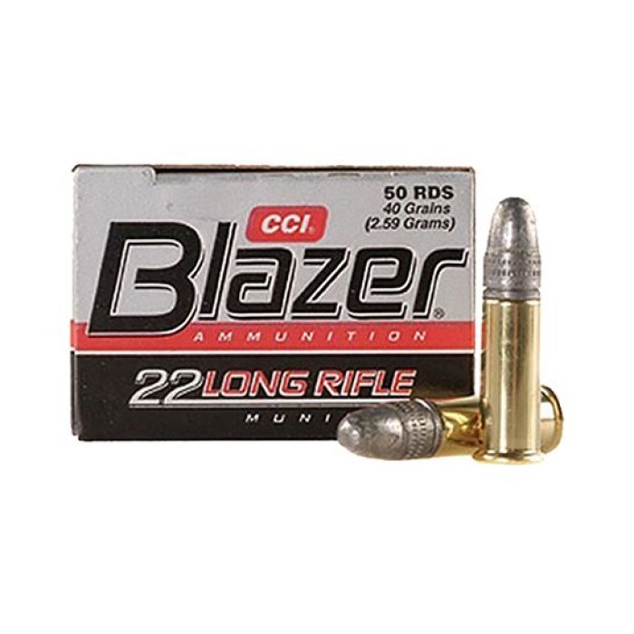 CCI Blazer .22 Long Rifle 40gr LRN Ammunition 50rds - 0021