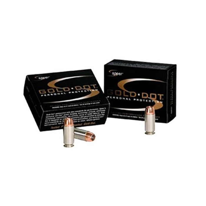 Speer 40 S&W 155gr Gold Dot Ammunition 20rds - 23961