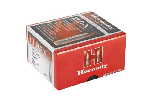 HORNADY .270 Cal 145Gr ELD-X Rifle Bullets (27356)