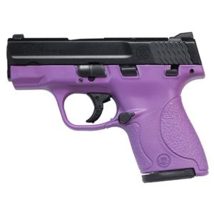 S&W M&P 9 Shield Custom "Wild Purple" Handgun 9Mm Luger 7&8Rd Magazine 3.1" Barrel Std Sights CA Compliant 13675