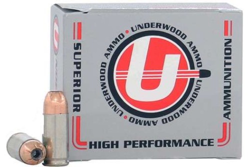 UNDERWOOD AMMO .45ACP +P 185GR. JHP 20-PACK