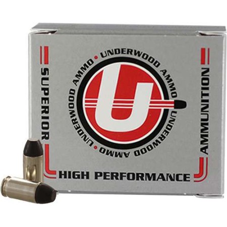 UNDERWOOD AMMO .380ACP 100GR. HARD CAST FN 20-PACK