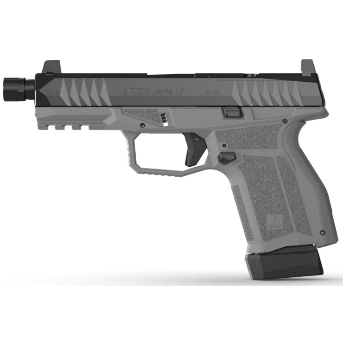 Arex Delta Gen.2 M Tactical Pistol - Gray  9Mm  4.6" Threaded Barrel  17Rd  Optic-Ready 602639