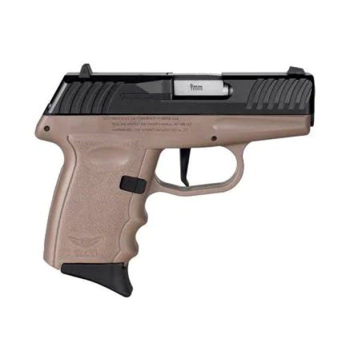 SCCY Firearms DVG-1 Handgun 9mm - 3.1