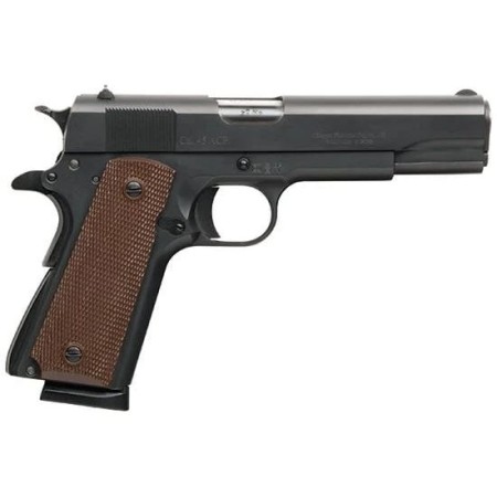 CDLY 1911 45ACP 5 BLK BROWN CHECKERED GRIPS