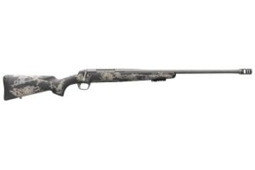 Browning 035583227 X-Bolt Mountain Pro Tungsten Spr 7Mm Rem Mag 3+1 22" Steel Fluted Sporter Barrel, Tungsten Gray Cerakote Steel Receiver, Accent Graphic Black/ Carbon Fiber Stock, Right Hand