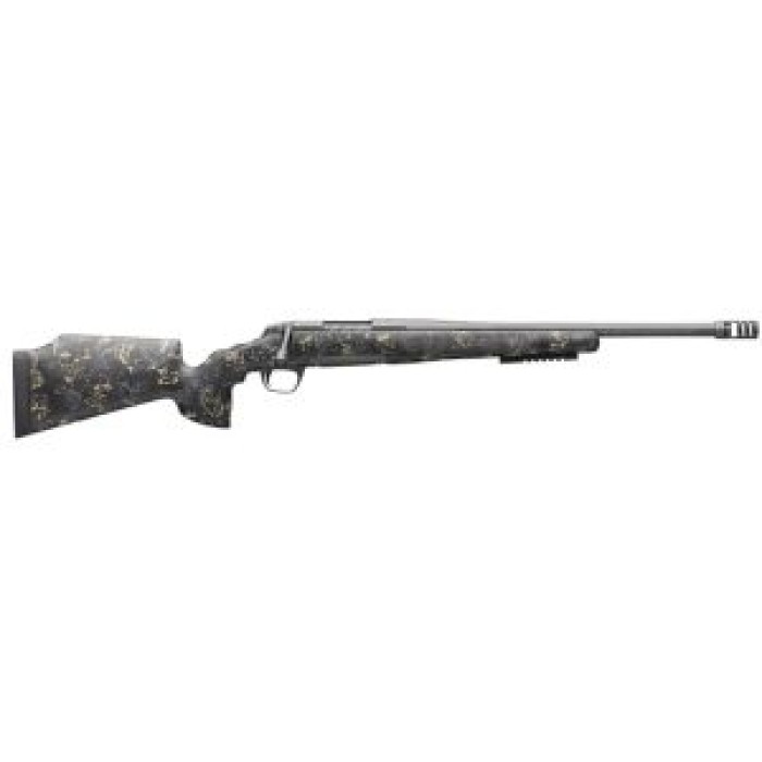 Browning 035584227 X-Bolt Pro Mcmillan LR Spr 7Mm Rem Mag 3+1 22" Fluted, Carbon Gray Barrel/Rec, Sonora Carbon Ambush Camo Fixed Mcmillan Game Warden 2.0 Stock, Recoil Hawg Muzzle Brake