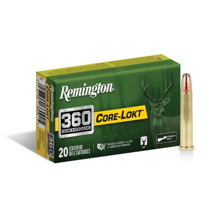 REMINGTON CORE-LOKT 360 BUCKHAMMER