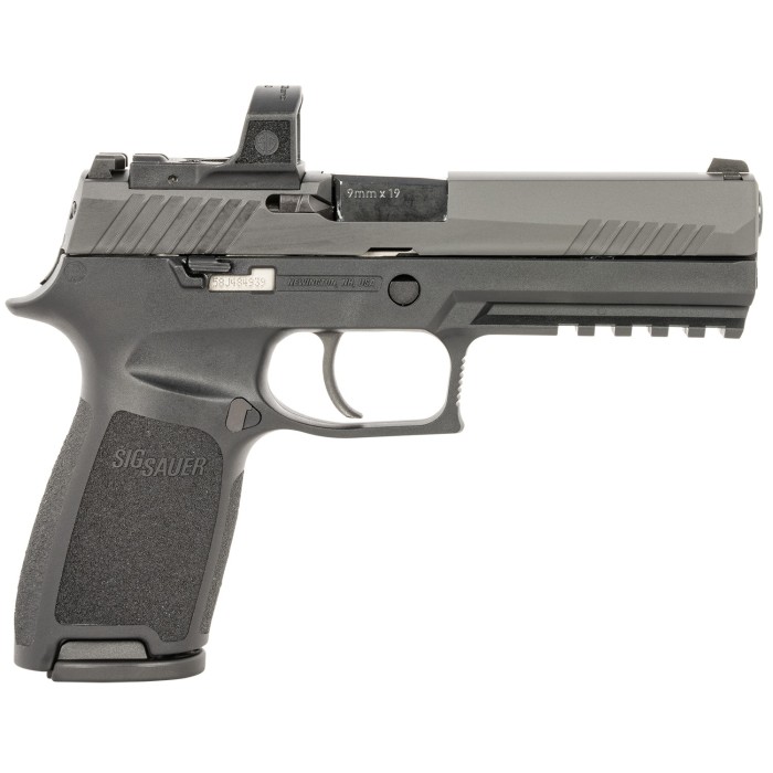 SIG Sauer P320 RXZP 9mm 4.70" 15+1 Black Pistol ROMEOZero Pro