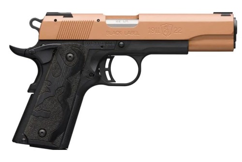 Browning 1911 Black Label 22 LR, 3.25" Barrel, Copper Finish, 10rd