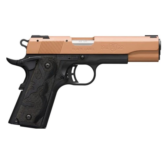 Browning 1911 Black Label 22 LR, 3.25" Barrel, Copper Finish, 10rd