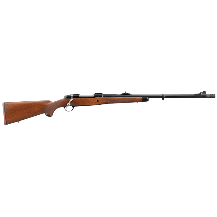 Ruger Hawkeye African .300 Win Mag Bolt Action Rifle, American Walnut - 47119