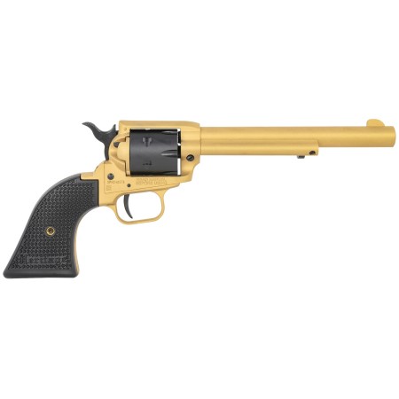 Heritage Manufacturing Rough Rider .22 LR 6.50" 6Rd Gold Rimfire Revolver