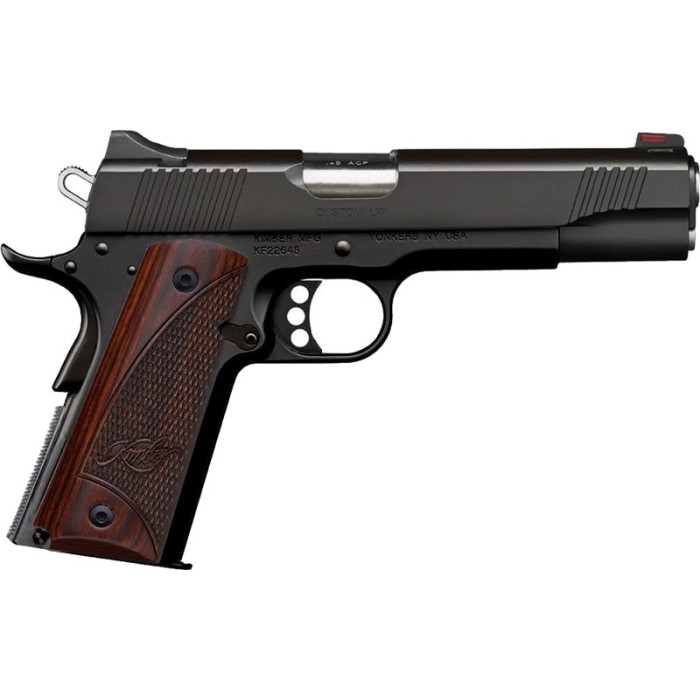 Kimber 1911 Custom LW 9mm 5" 9rd Black w/ Rosewood Grip - 3700772