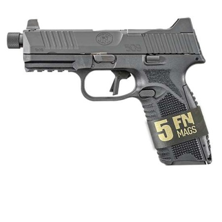 FN America FN 509 Tactical Optic Ready Handgun With 5 Mags 9mm - 4.5