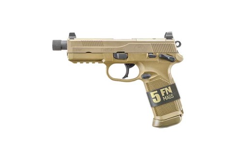 FN America FNX-45 Tactical Handgun With 5 Magazines 45 ACP - 5.3