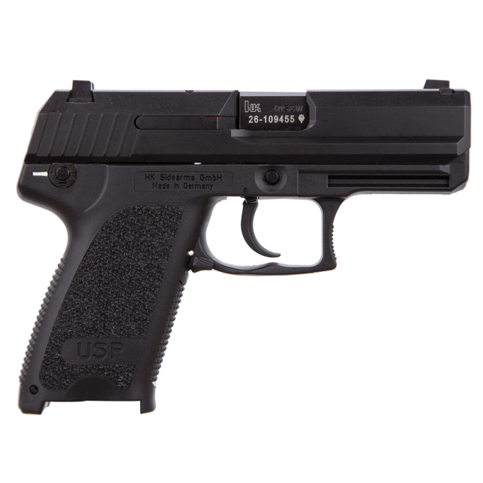 Heckler & Koch USP40 Compact (V1) .40 S&W Pistol, Blk - M704031A5