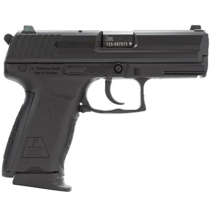 Heckler & Koch P2000 (V2) LEM .40 S&W Pistol, Blk - 704202LE-A5