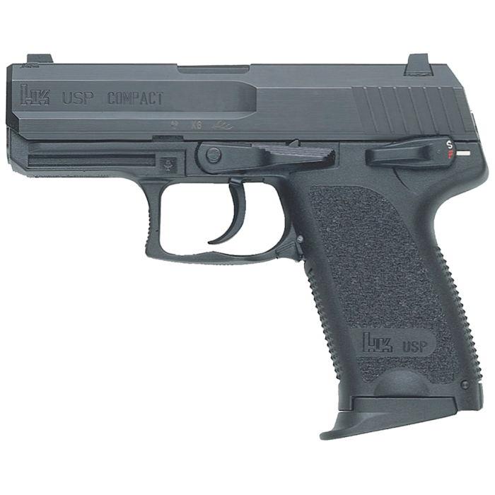 Heckler & Koch 81000345 Usp V7 Lem Compact 45 Acp 8+1 3.78" Black Polygonal Rifled Barrel, Black Serrated Slide, Black Polymer Frame, Black Polymer Grip, Ambidextrous 704537A5 642230248908