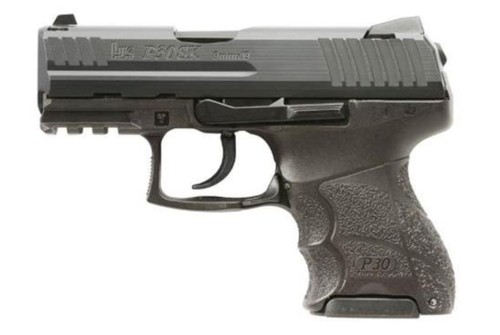 HK P30 Subcompact V1-DAO 9mm, 3.27" Barrel, Adjustable Grip, Night Sights, 3x10rd Mags