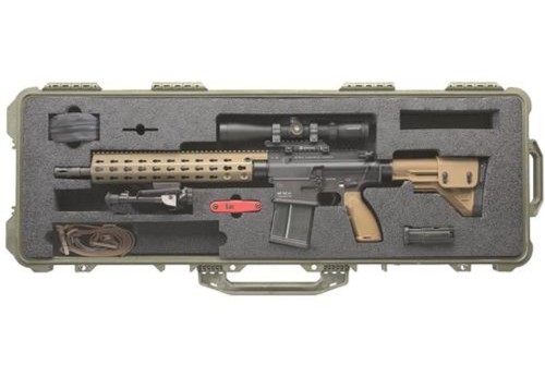 HK MR762, 7.62mm Long Rifle Package II, Leupold 3-9x VX-R Patrol scope, 2 10 Rd Mags