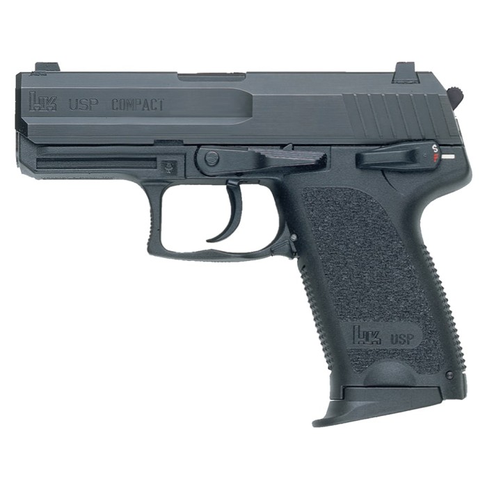 H&K USP Compact V7 LEM 40 S&W 3.58in Black Pistol - 12+1 Rounds