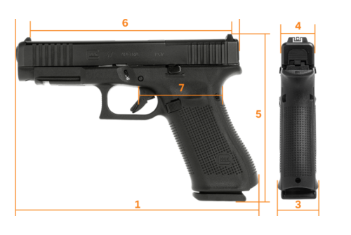 Glock G47 G5 9Mm 17+1 Mos FS Reb # PR47509MOS