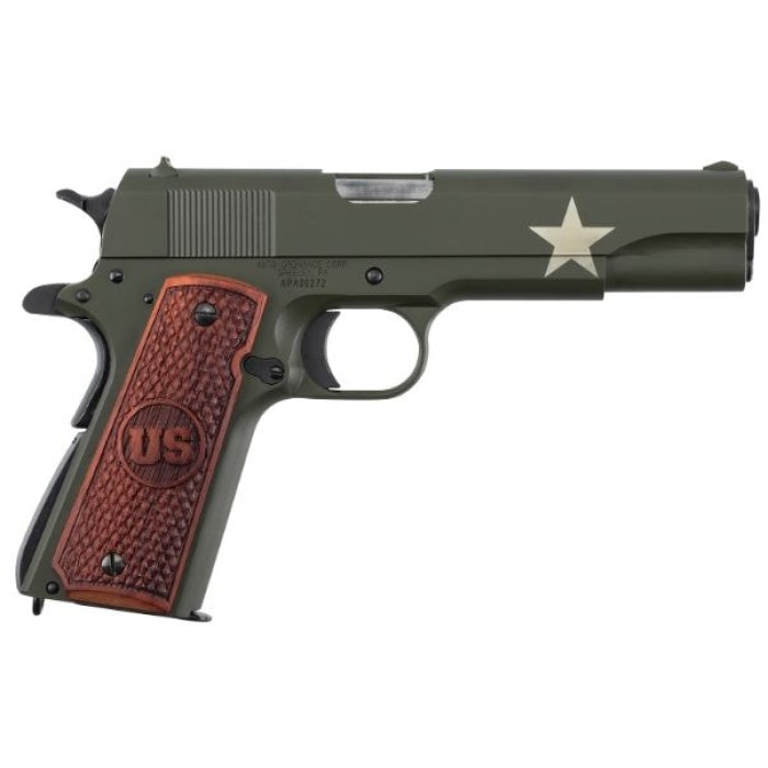 AUTO-ORDNANCE 1911 45ACP 5" 7+1 ODG/WOOD TANKER SPECIAL EDITION