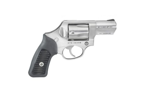 Ruger SP101 .357 Magnum 2.25" Revolver, Stainless w/ Black Rubber Grips - 5720