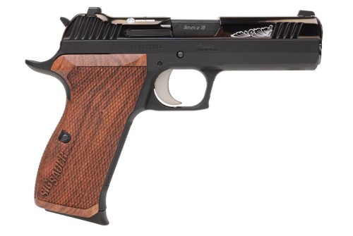 SIG SAUER P210 9MM 4.1" 8RD CARRY WOOD GRIP POLISH