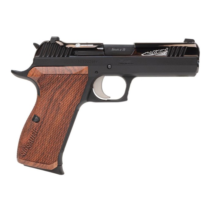 SIG SAUER P210 9MM 4.1" 8RD CARRY WOOD GRIP POLISH