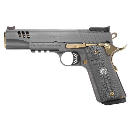 Girsan Mc1911 Negotiator 45acp 5" 8rd Talo Match Titanium/gold