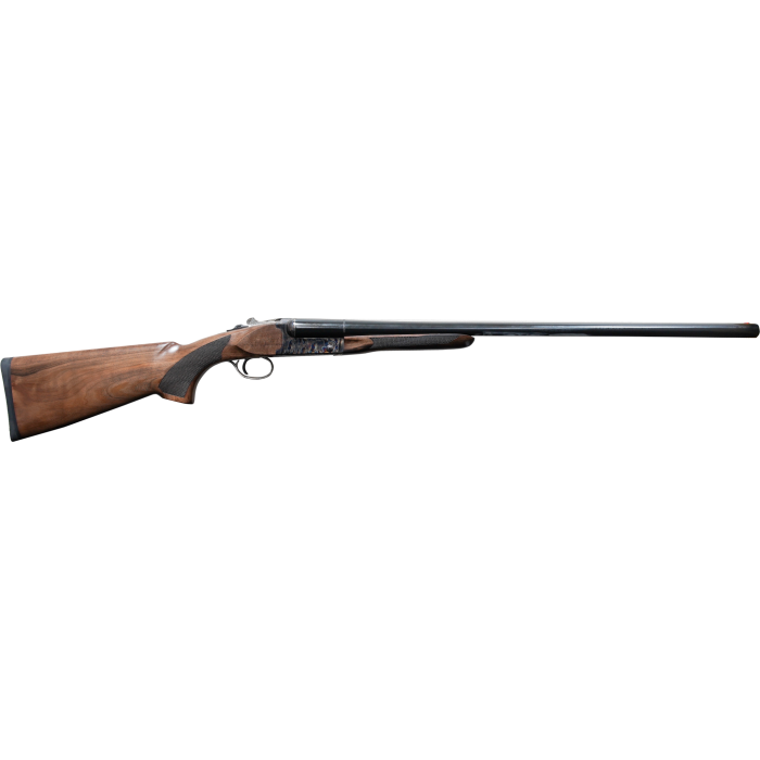 Pointer Side By Side Double Barrel 12 Gauge Shotgun 28" 2 Rounds Walnut/Blued Heat Tempering FT61228HT