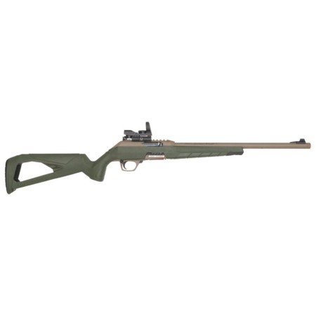 Winchester Wildcat Combo Rifle 22 LR. 16.5 in. Tan & OD Green with Reflex Sight