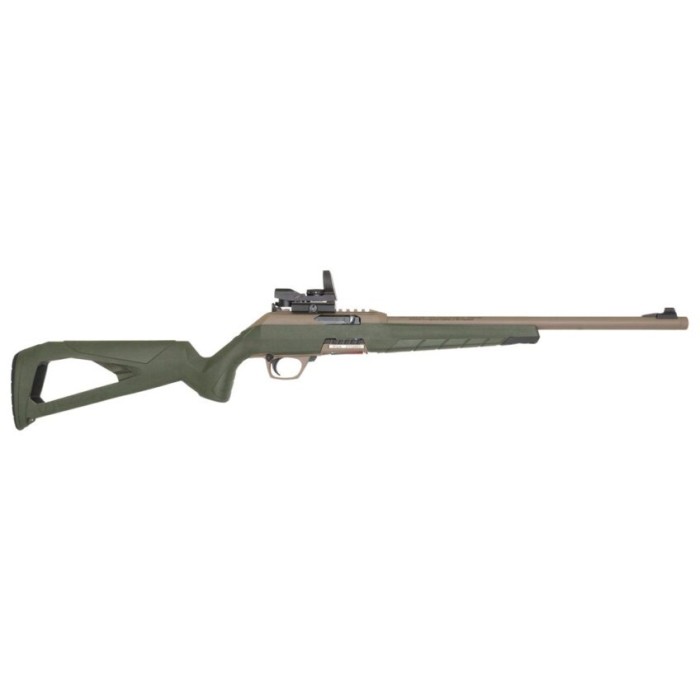Winchester Wildcat Combo Rifle 22 LR. 16.5 in. Tan & OD Green with Reflex Sight Winchester Wildcat Combo Rifle 22 LR. 16.5 in. Tan & OD Green with Reflex Sight