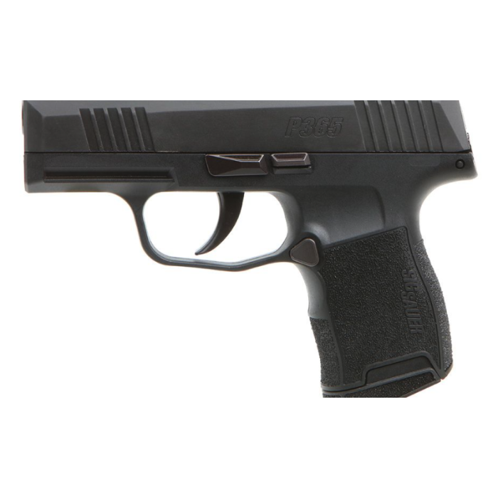 SIG SAUER P365 9mm 3.1in Black Manual Safety TacPac Pistol with Holster and 3x 10rd Mags (365-9-BXR3P-MS-TACPAC-10)