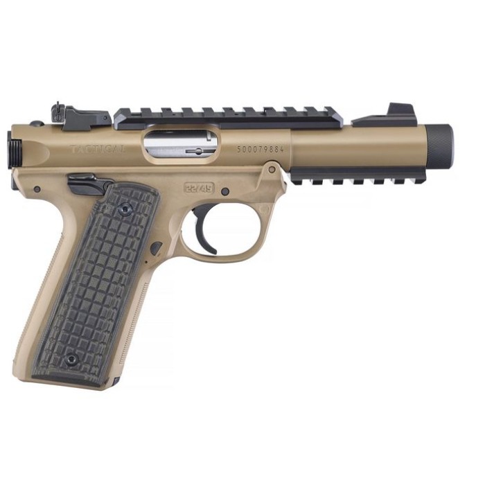 Ruger 40181 Ruger Mark IV 22/45 Tactical Pistol FDE