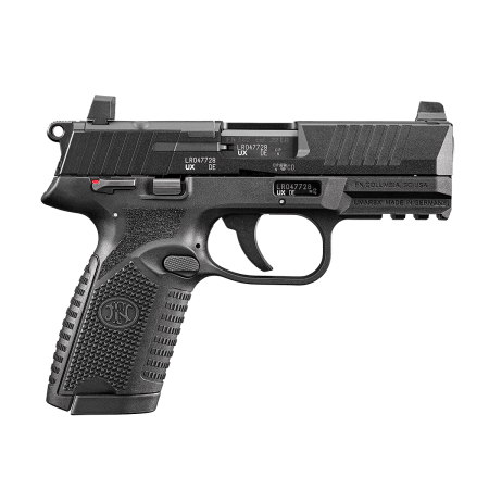 FN 502 22 Long Rifle 4in Black Cerakote Pistol - 10+1 Rounds